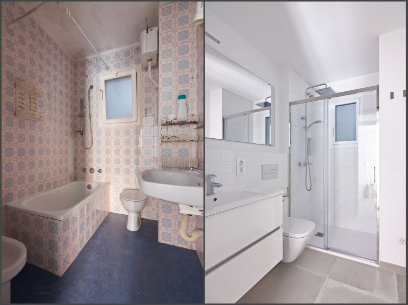 Small Bathroom Shower Layouts
